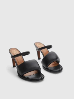 ATP Atelier Agnone Nappa Sandaler Med Klackar Svart New