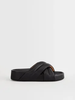 ATP Atelier Airali Nappa Vardagssandaler Svart Cheap