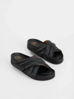 ATP Atelier Airali Nappa Vardagssandaler Svart Cheap