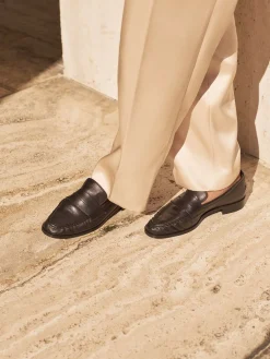 ATP Atelier Airola Nappa Loafers Svart New