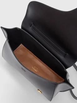 ATP Atelier Arezzo Saffiano Handvaska Svart Cheap
