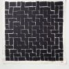 ATP Atelier Bellagio Sidenscarf Svart Vit Outlet