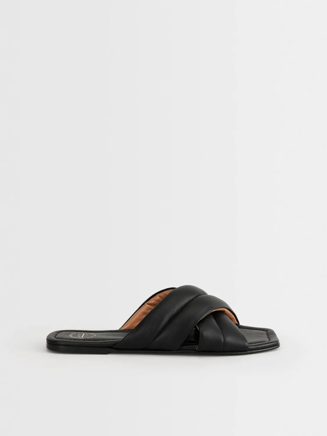 ATP Atelier Cotti Nappa Platta Sandaler Svart Cheap