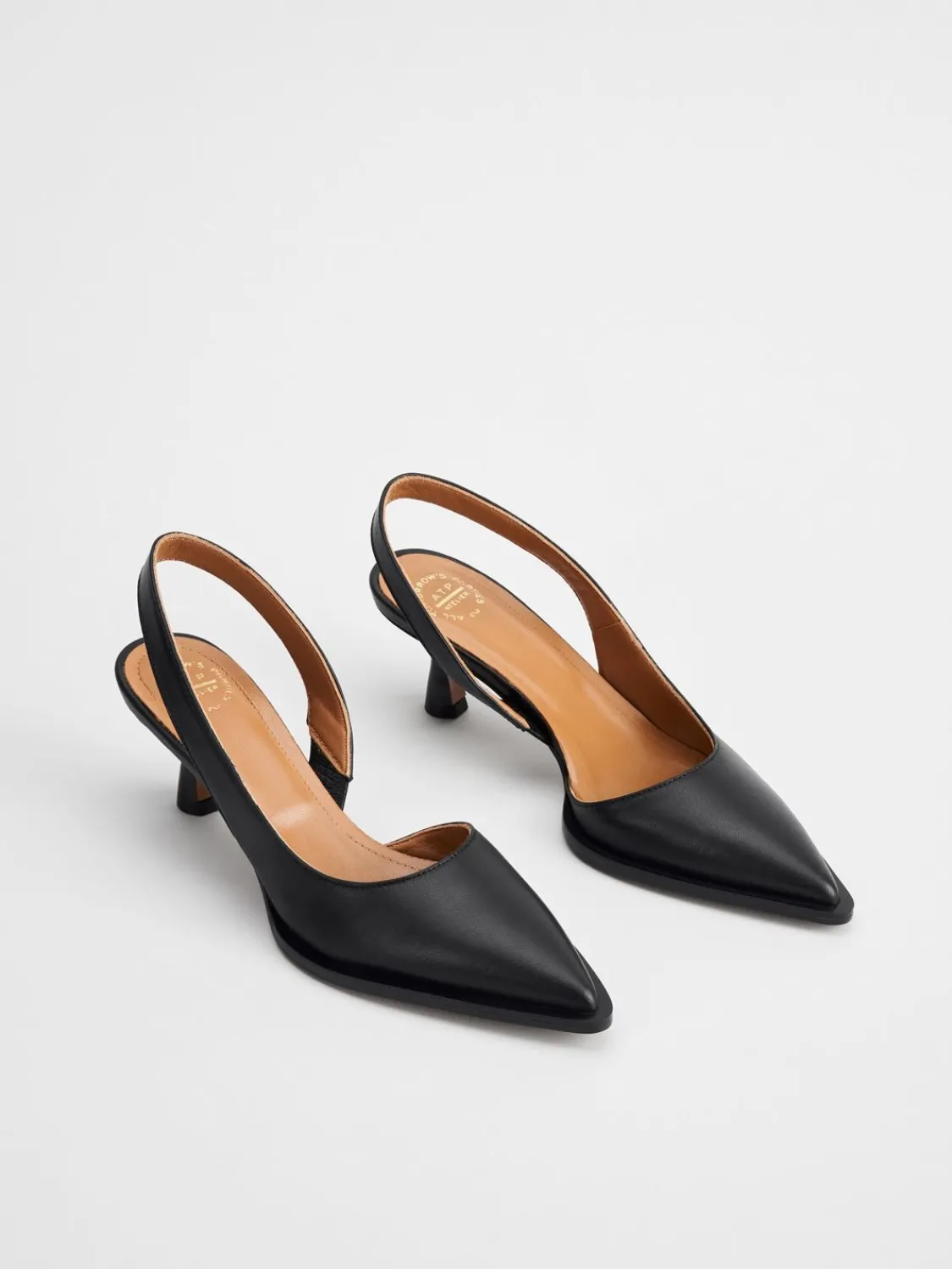 ATP Atelier Desana Nappa Slingbacks Svart Store