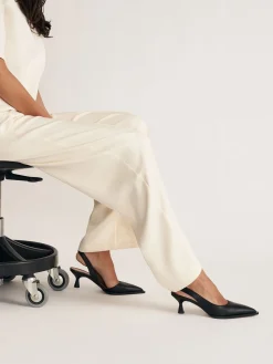 ATP Atelier Desana Nappa Slingbacks Svart Store
