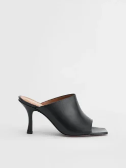 ATP Atelier Lezza Laderklackade Sandaler Svart Flash Sale