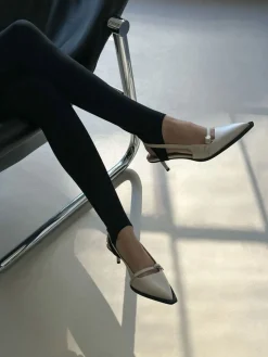 ATP Atelier Mira Nappa Slingbacks Svart Online