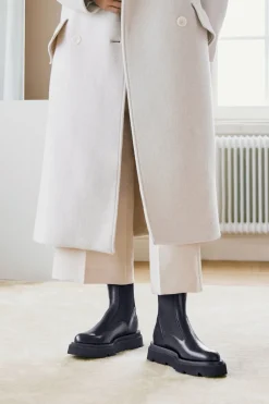 ATP Atelier Moncalieri Chunky-Stovlar I Lader Svart Sale