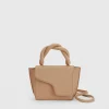 ATP Atelier Montalbano Lader/Nappa Mini Handvaska Nocciola Cheap