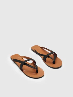 ATP Atelier Padula Nappa Cutout Sandaler Svart Discount