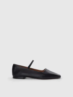 ATP Atelier Petina Nappa Mary Jane Flats Svart Hot