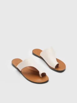 ATP Atelier Rosa Skinnsandaler Linne Hot